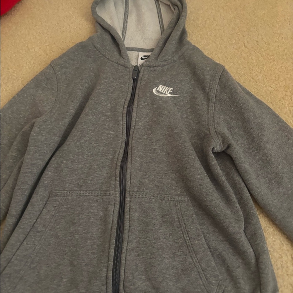Nike Kids Charcoal Gray Hoodie